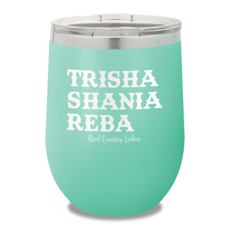 Trisha Shania Reba 12oz Stemless Wine Cup