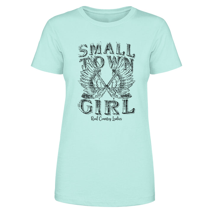 Small Town Girl Black Print Front Apparel