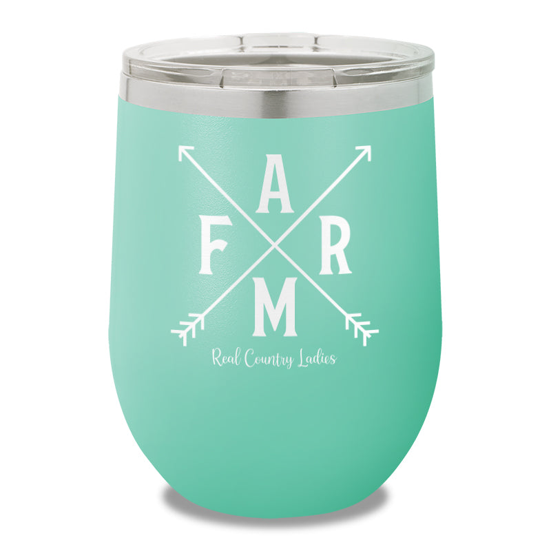 Farm Arrows 12oz Stemless Wine Cup