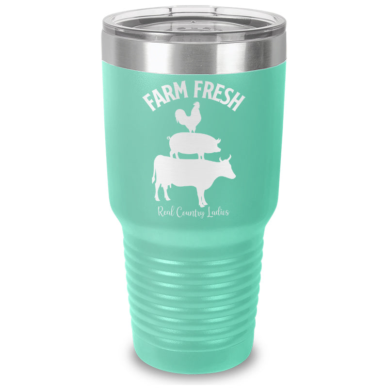 Farm Fresh Laser Etched Tumbler