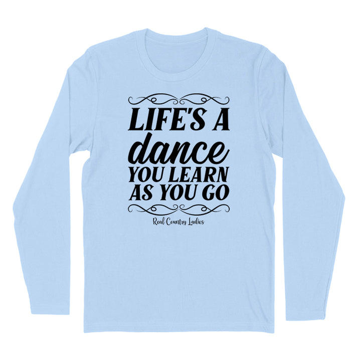 Life's A Dance Black Print Hoodies & Long Sleeves