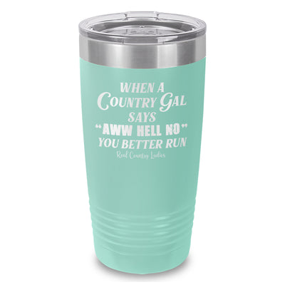 Special | Aww Hell No Laser Etched Tumbler