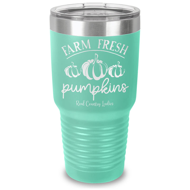 Farm Fresh Pumpkins Laser Etched Tumbler