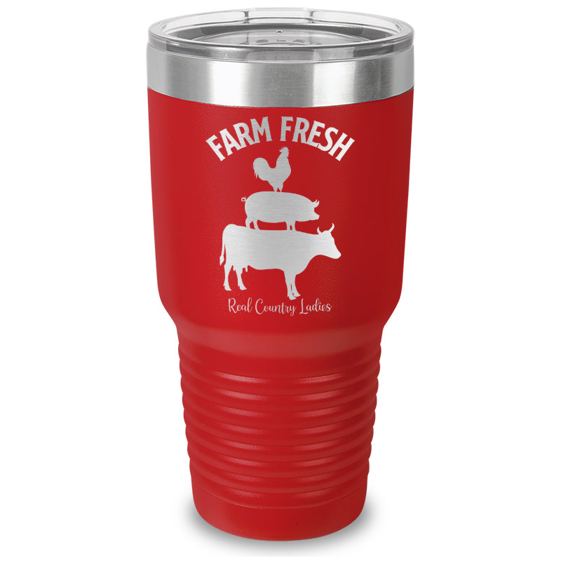 Farm Fresh Laser Etched Tumbler