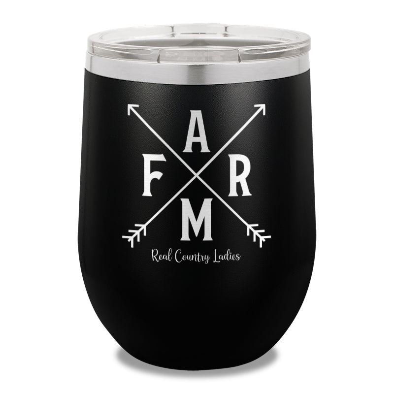 Farm Arrows 12oz Stemless Wine Cup