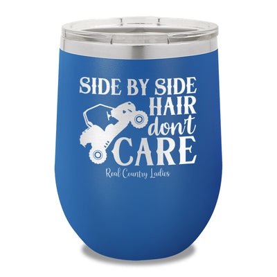 Side By Side Hair Don't Care 12oz Stemless Wine Cup