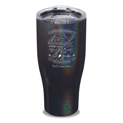 Live Laugh Love Laser Etched Tumbler