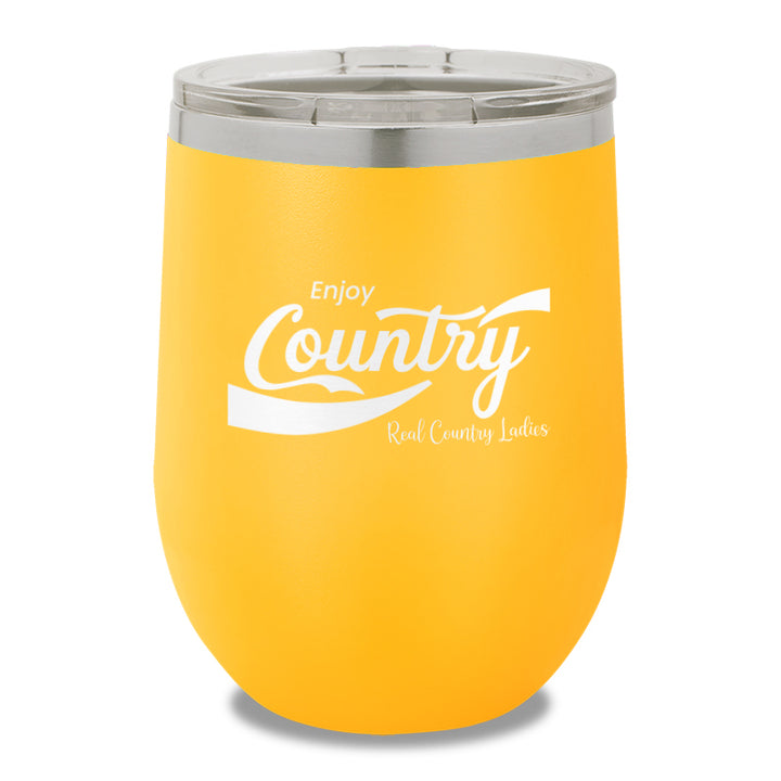 Enjoy Country 12oz Stemless Wine Cup