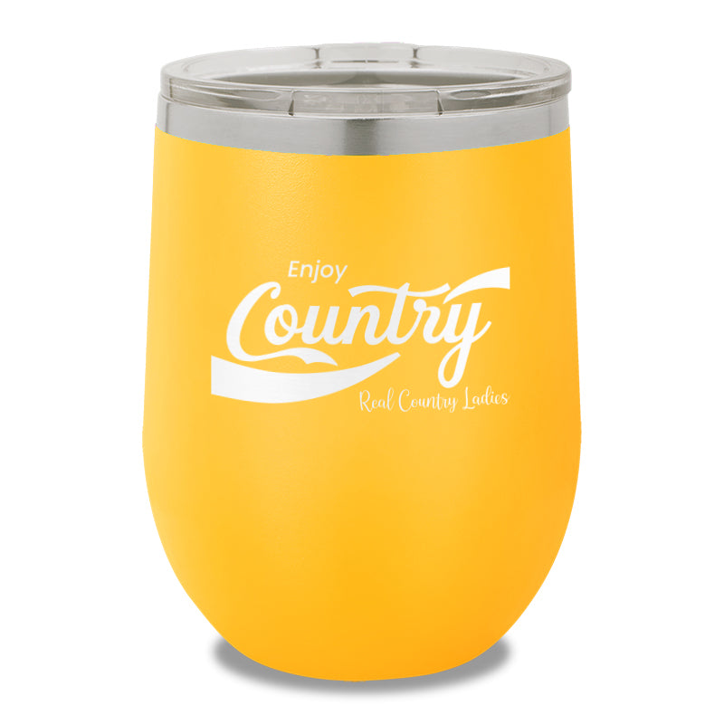 Enjoy Country 12oz Stemless Wine Cup