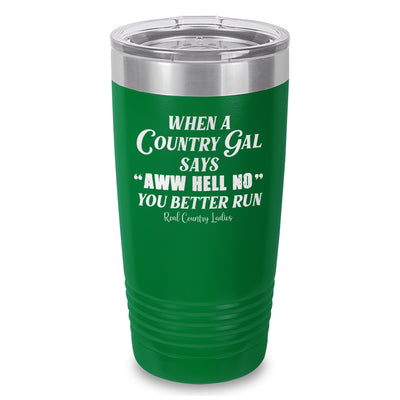 Special | Aww Hell No Laser Etched Tumbler