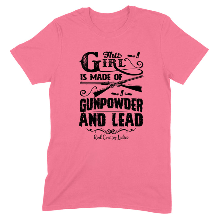 Gunpowder And Lead Black Print Front Apparel