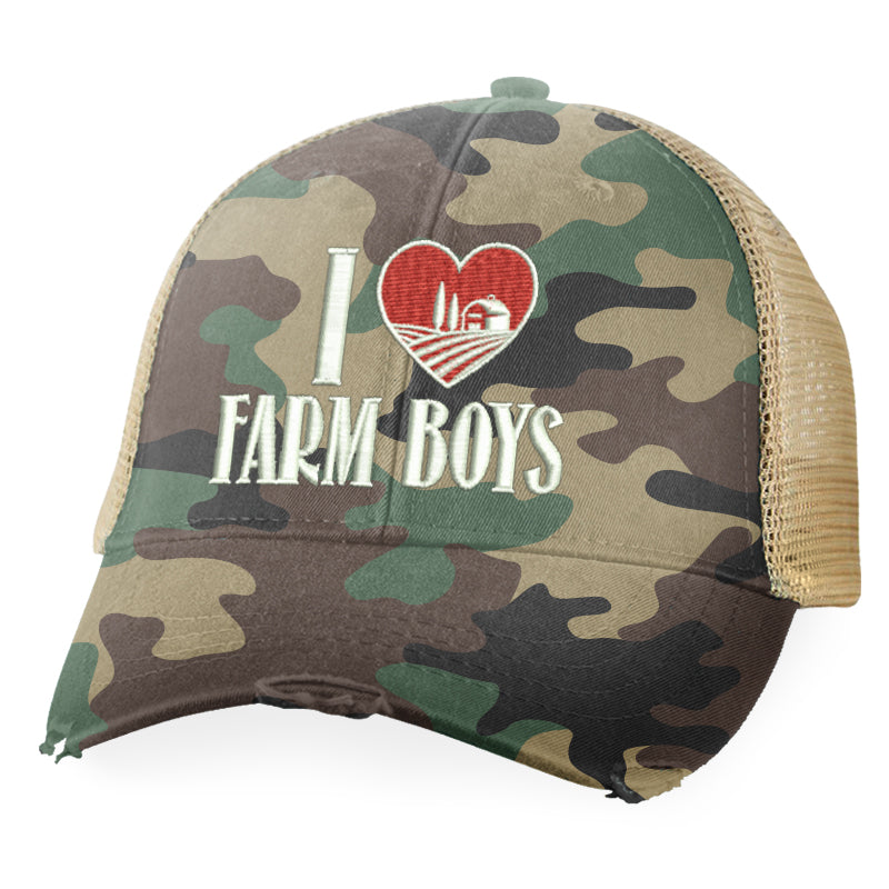 I Heart Farm Boys Hat