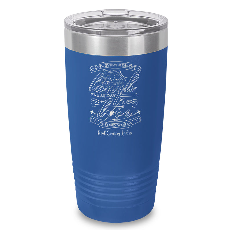 Live Laugh Love Laser Etched Tumbler