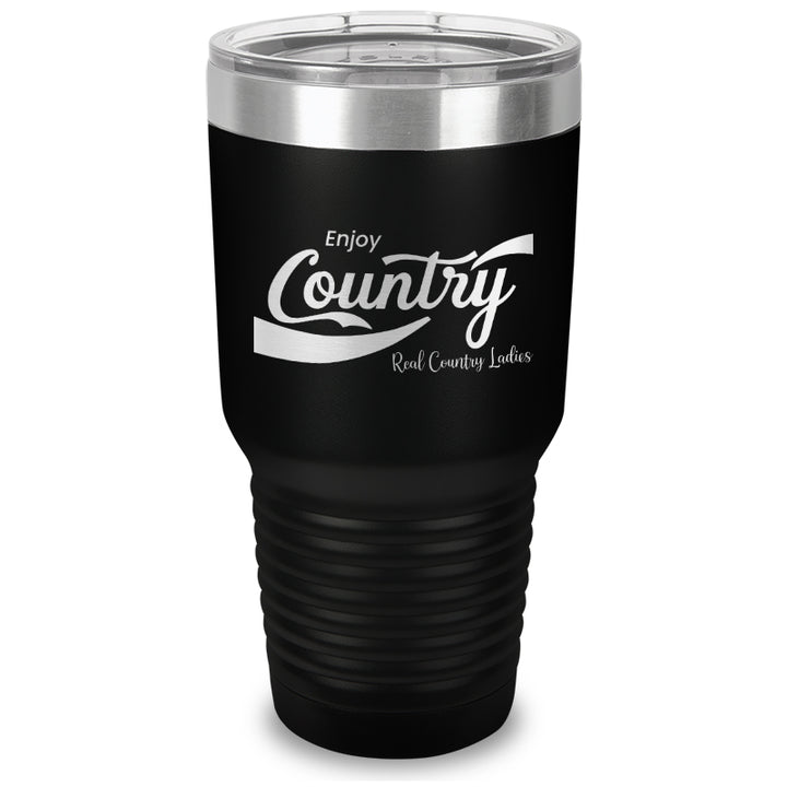 Enjoy Country Laser Etched Tumbler