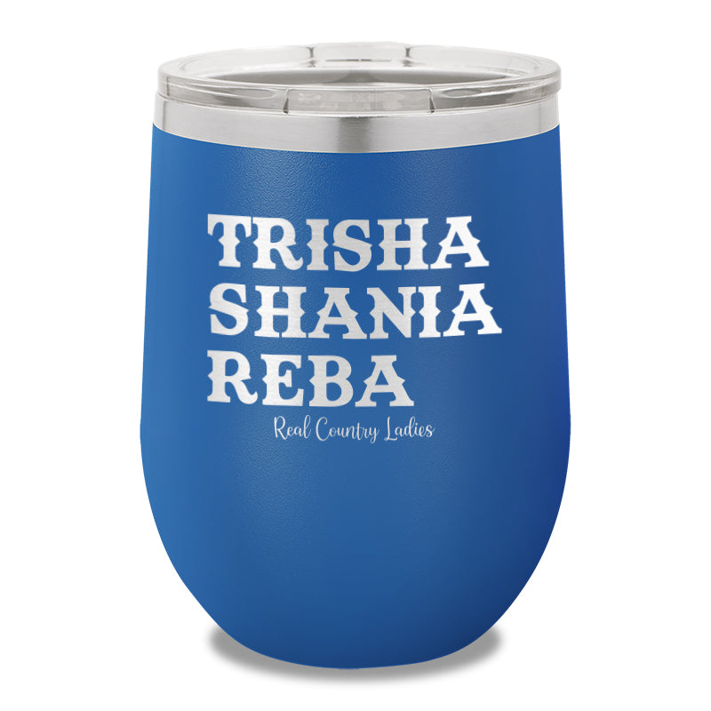 Trisha Shania Reba 12oz Stemless Wine Cup