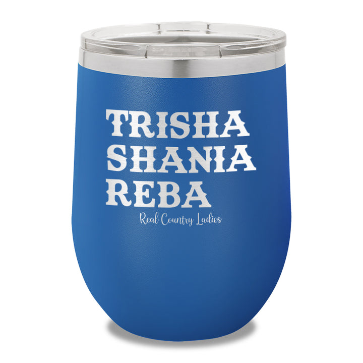 Trisha Shania Reba 12oz Stemless Wine Cup