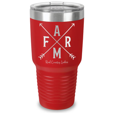 Farm Arrows Laser Etched Tumbler