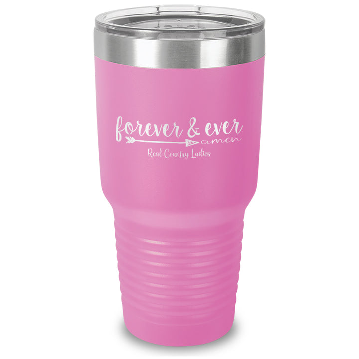 Forever And Ever Amen Laser Etched Tumbler