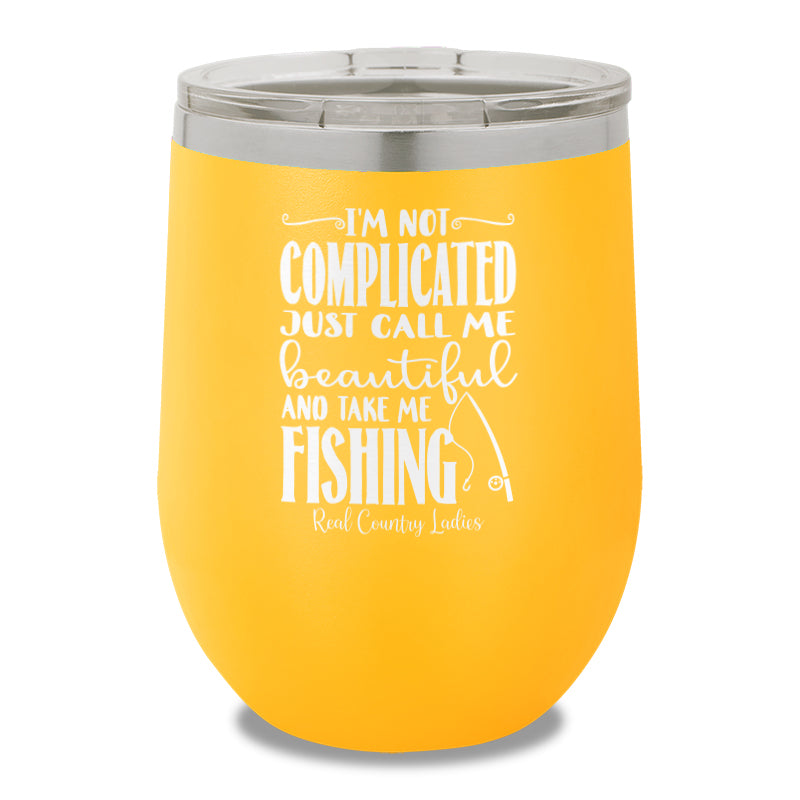 I'm Not Complicated 12oz Stemless Wine Cup