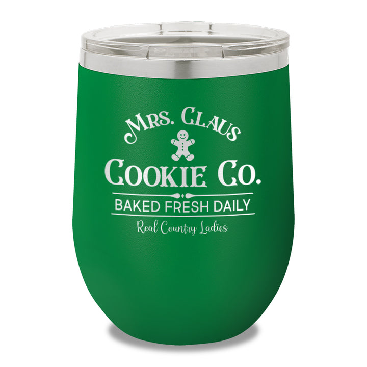 Mrs. Claus Cookie Company 12oz Stemless Wine Cup