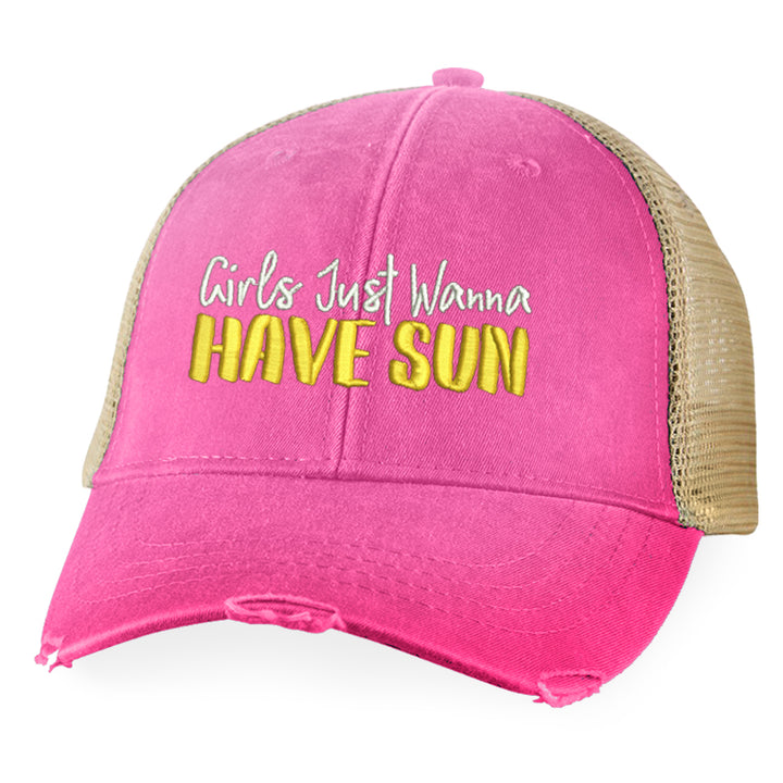 Girls Just Wanna Have Sun Hat