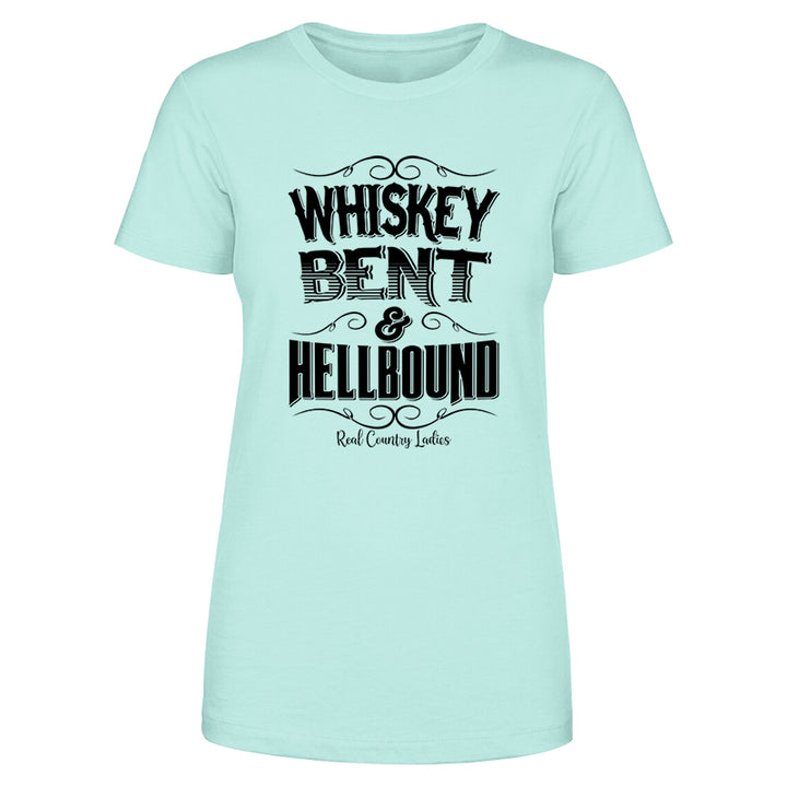 Whiskey Bent And Hellbound Black Print Front Apparel