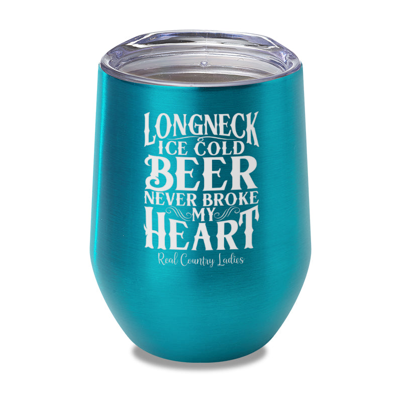 Longneck Ice Cold Beer Laser Etched Tumbler