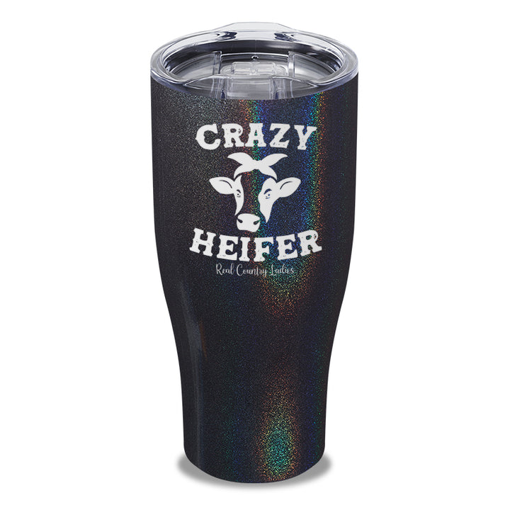 Crazy Heifer Laser Etched Tumbler