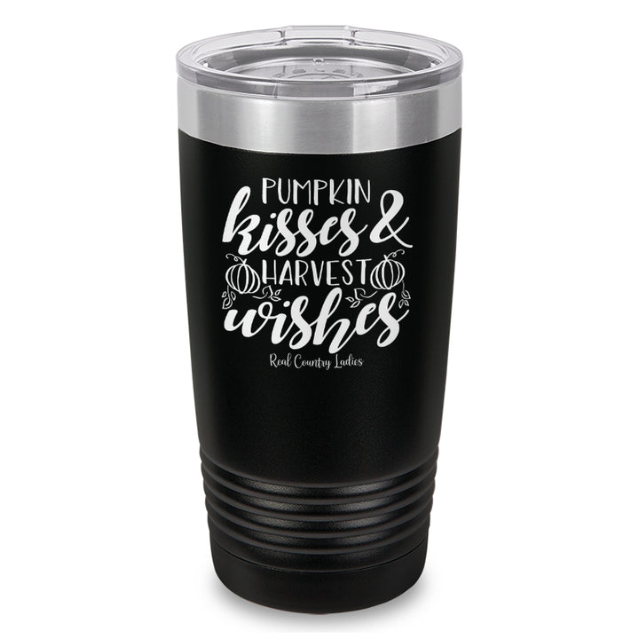 Pumpkin Kisses Laser Etched Tumbler