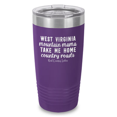 West Virginia Mountain Mama Laser Etched Tumbler