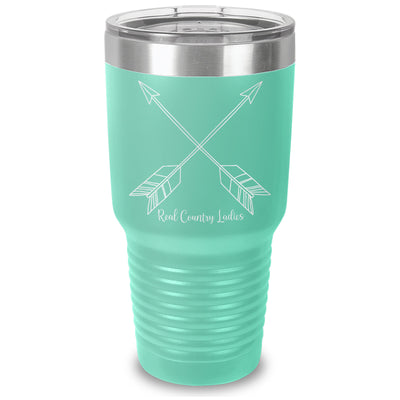 Cute Arrows Laser Etched Tumbler