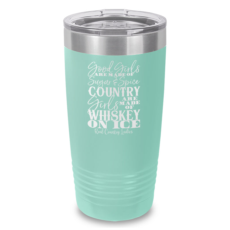 Whiskey On Ice Laser Etched Tumbler