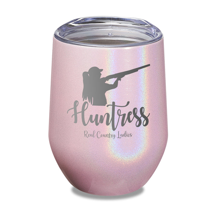 Huntress Shotgun Laser Etched Tumbler