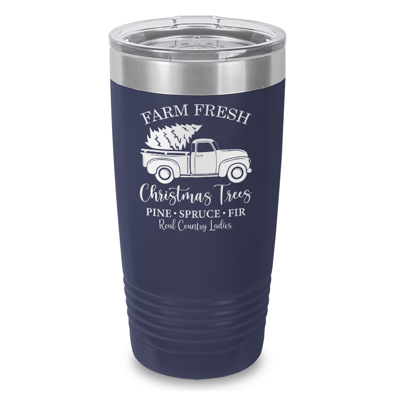 $10 Special | Farm Fresh Christmas Trees Laser Etched Tumbler