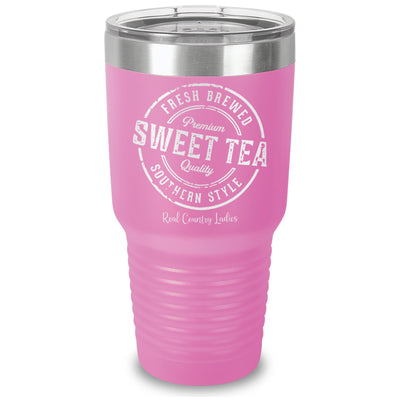 Fresh Brewed Sweet Tea Laser Etched Tumbler