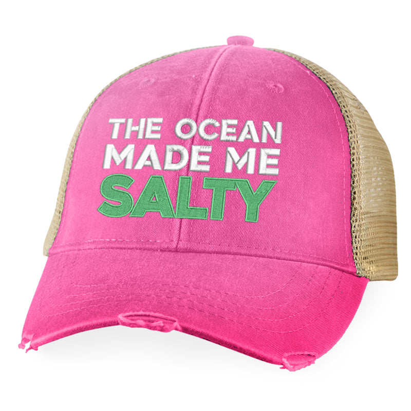 The Ocean Made Me Salty Hat