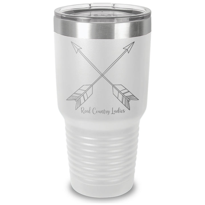 Cute Arrows Laser Etched Tumbler