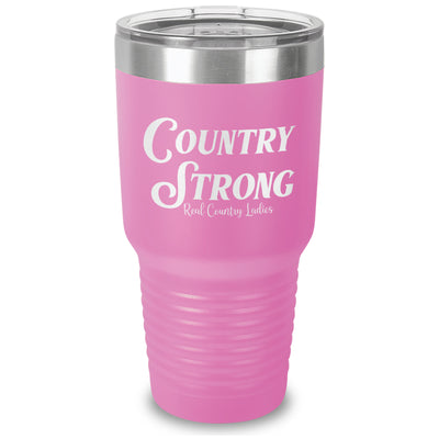 Country Strong Laser Etched Tumbler