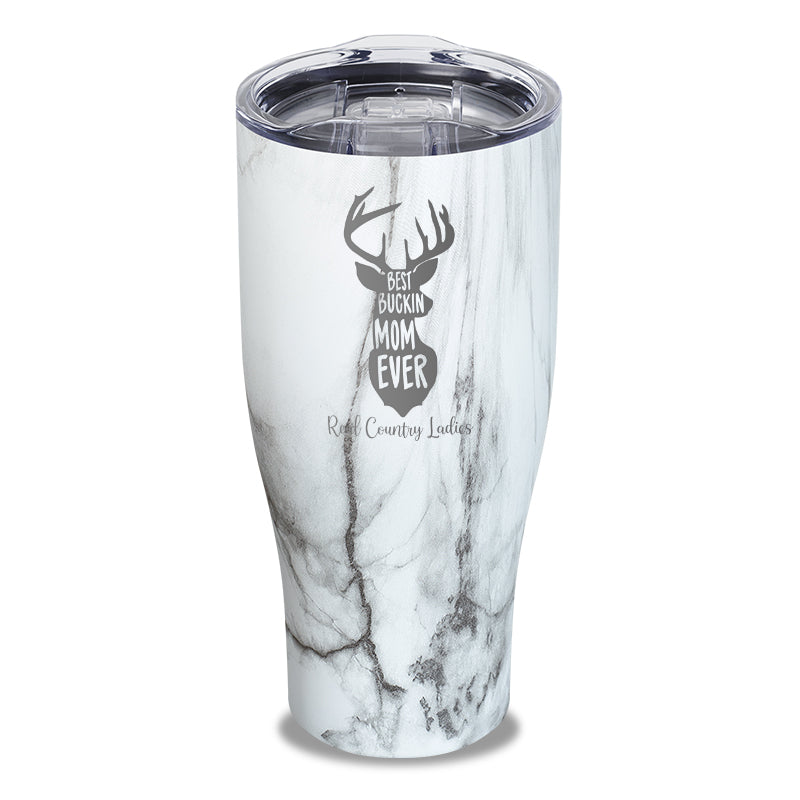 Best Buckin Mom Laser Etched Tumbler