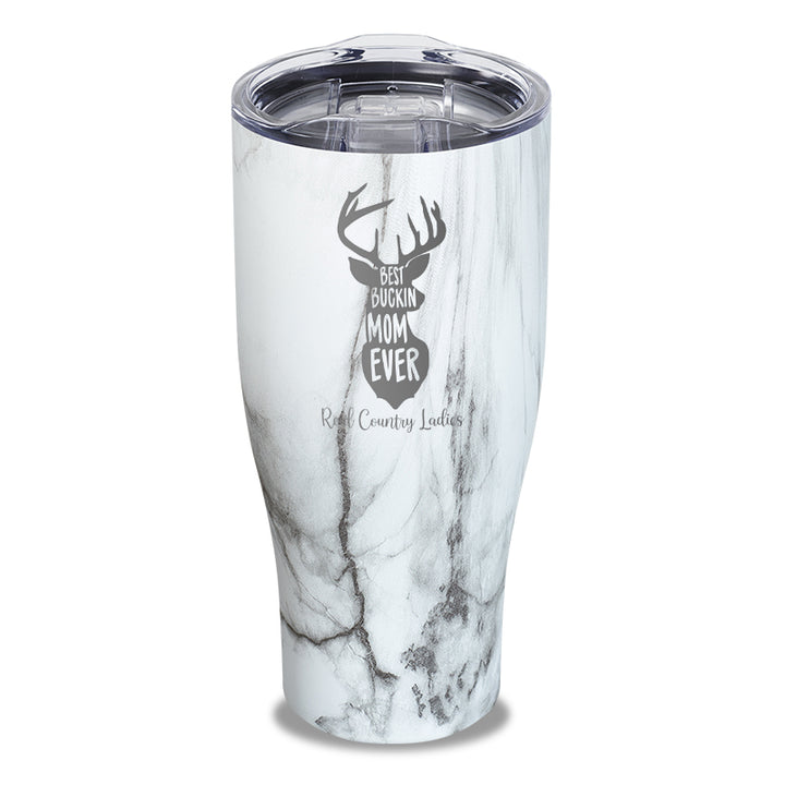 Best Buckin Mom Laser Etched Tumbler