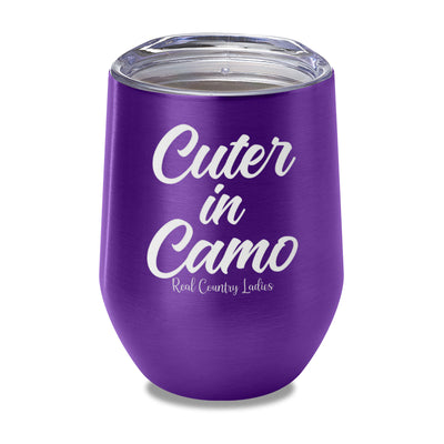 Cuter In Camo Laser Etched Tumbler