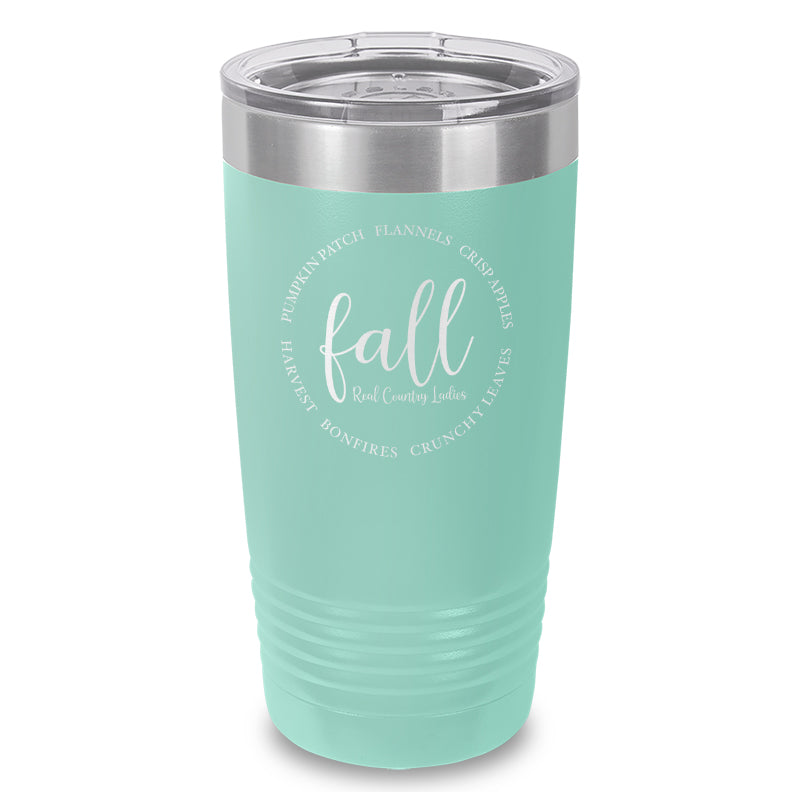 Fall Laser Etched Tumbler