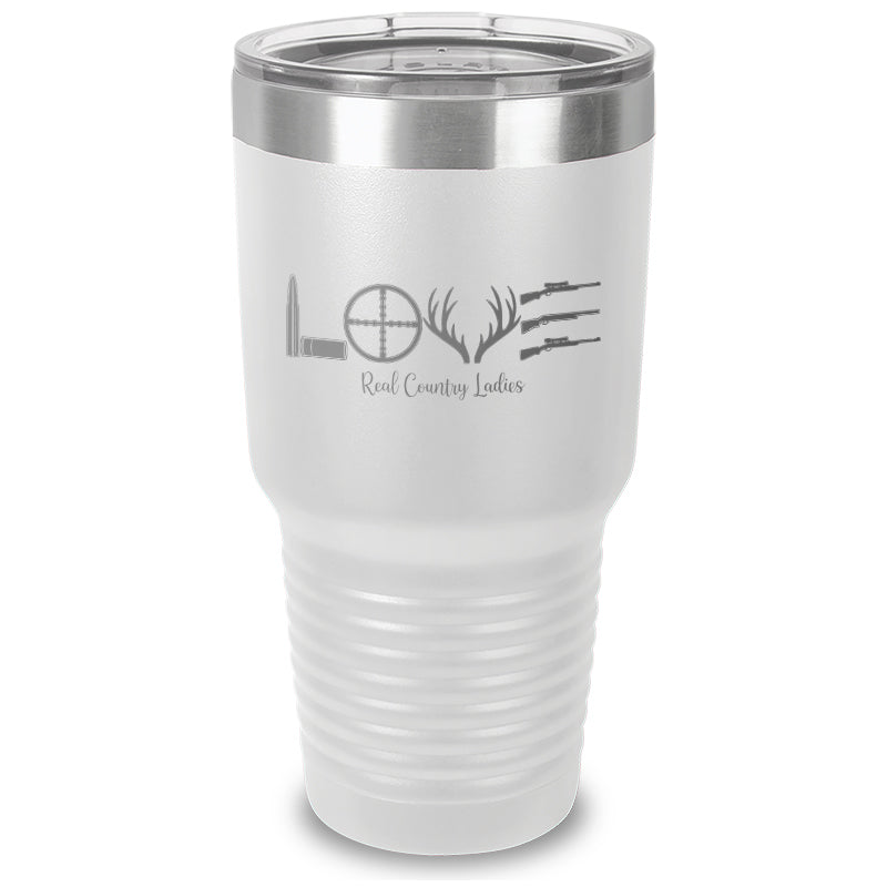 Hunting Love Laser Etched Tumbler