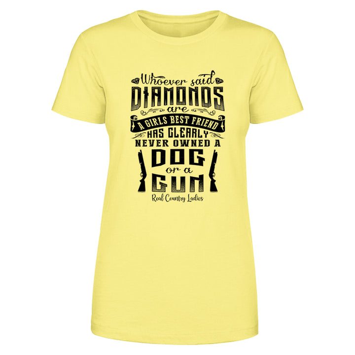 A Girls Best Friends Black Print Front Apparel