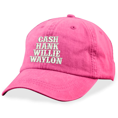 Cash Hank Willie Waylon Hat