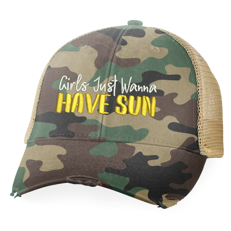 Girls Just Wanna Have Sun Hat