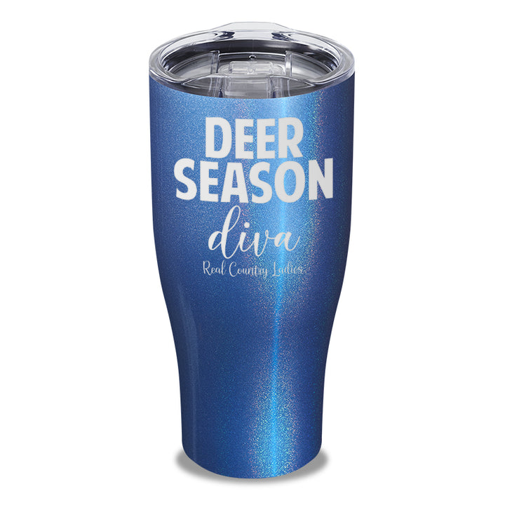 Deer Season Diva Laser Etched Tumbler