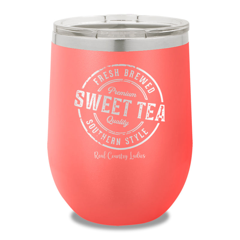 Fresh Brewed Sweet Tea 12oz Stemless Wine Cup