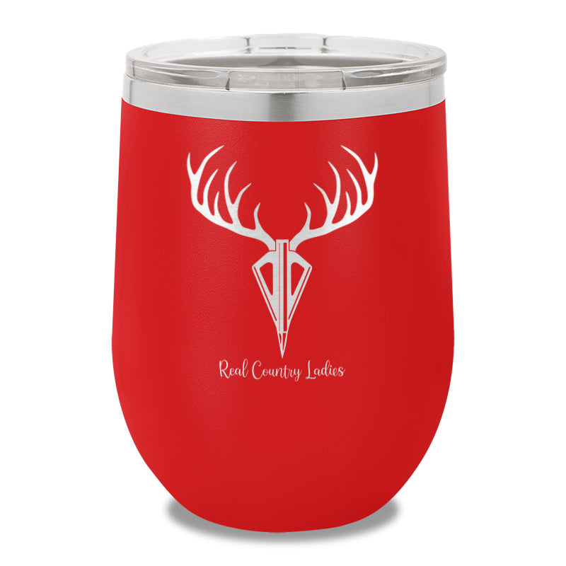 Arrow Deer 12oz Stemless Wine Cup