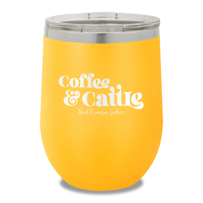 Coffee And Cattle 12oz Stemless Wine Cup